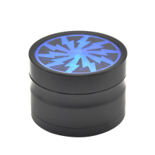 Bolt Shape top design Zinc Alloy 4 parts 63mm Herb Grinder Weed Grinder special Teeth Herb crusher custom logo